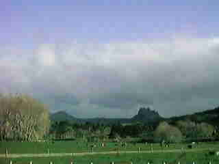 Castle Rock -- from SH 25 several km north!