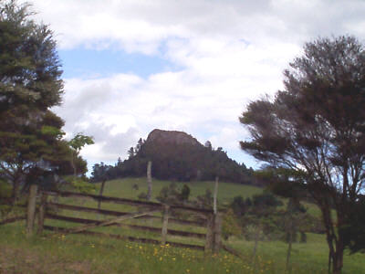 Karina Rock -- a volcano in the back yard!